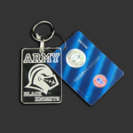 Army Black Knight Helmet Key Chain