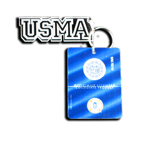 West Point USMA initials Key Chain 