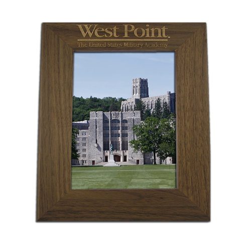 west point 8x10 walnut picture frame gift