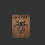 4x6 Walnut West Point Award Plaque