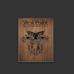 5x7 Walnut West Point Award Plaque